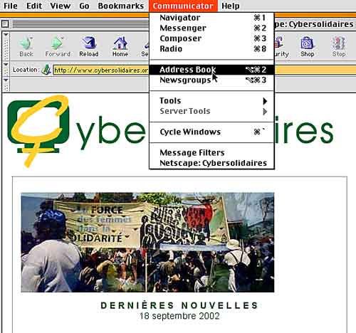 exemple avec Netscape