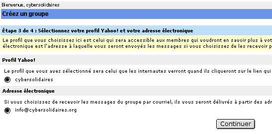 Exemple avec Yahoo!