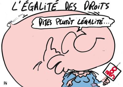 L'égalité des droits? Dites plutôt légalité. Sud